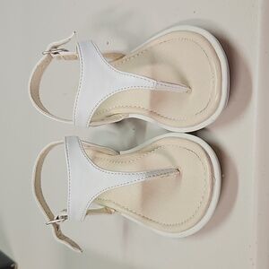 9 West toddlers white sandals